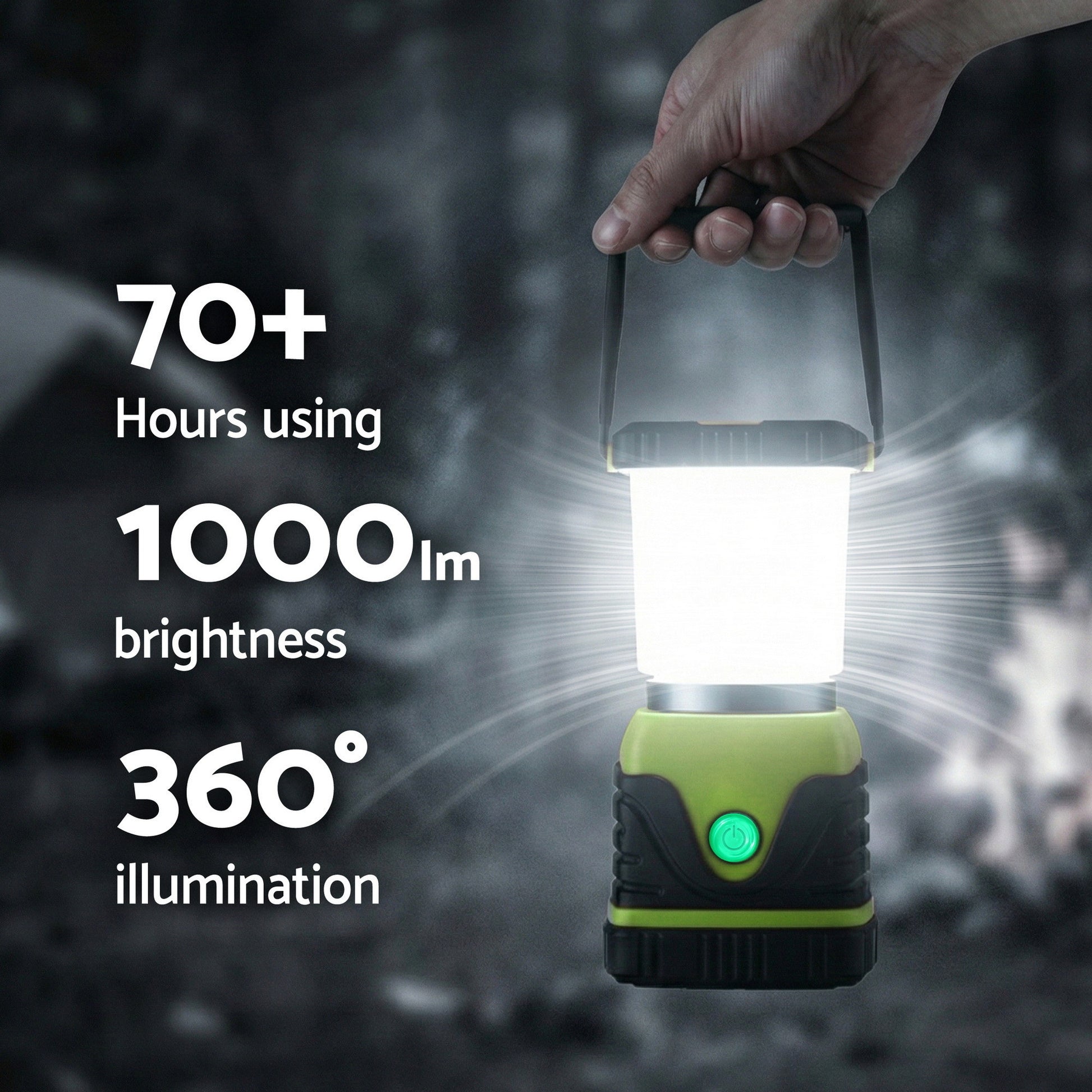 Weisshorn 2-Pack LED Camping Lanterns, 1000LM Super Bright Waterproof Portable Emergency Tent Lights - Image 6