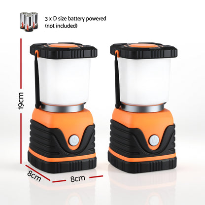 Weisshorn 2-Pack LED Camping Lanterns, 1000LM Super Bright Waterproof Portable Emergency Tent Lights - Image 2