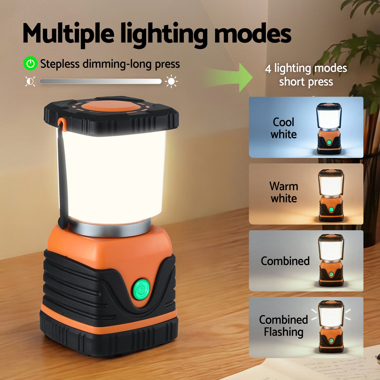 Weisshorn 2-Pack LED Camping Lanterns, 1000LM Super Bright Waterproof Portable Emergency Tent Lights - Image 5