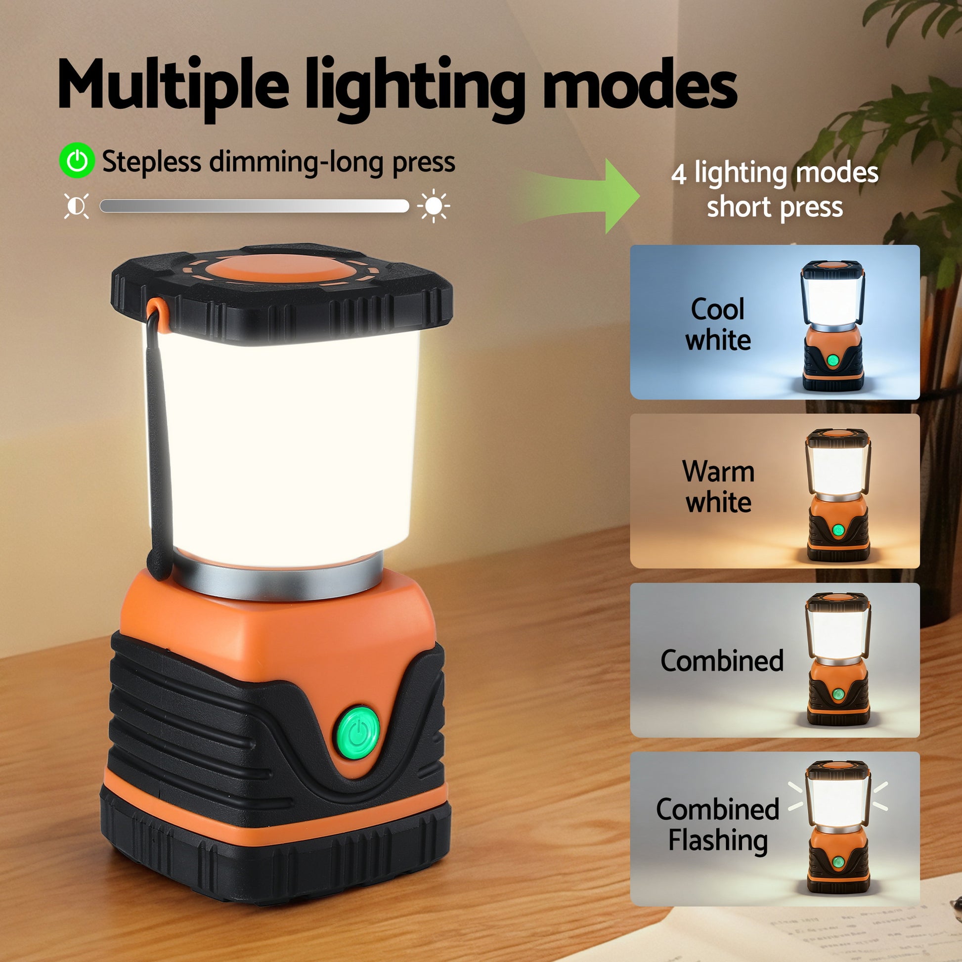 Weisshorn 2-Pack LED Camping Lanterns, 1000LM Super Bright Waterproof Portable Emergency Tent Lights - Image 5