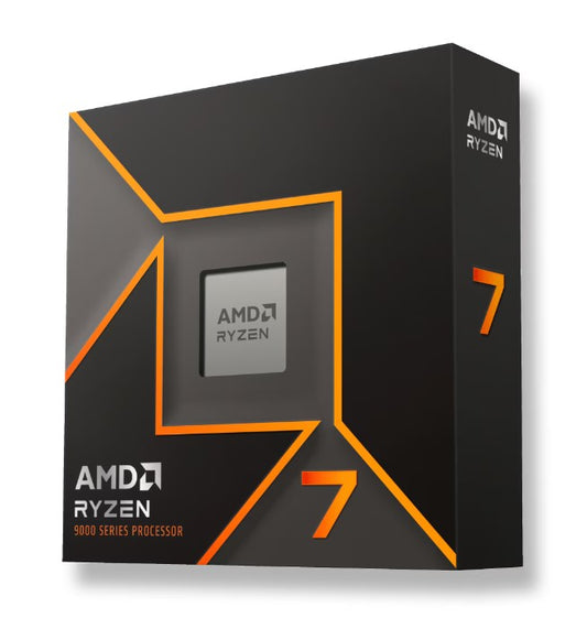 AMD Ryzen 7 9700X 8Cores/16Threads, 65w, Max Boost Clock 5.5 GHz, PCIE 5.0, 32MB Cache, Radeon™ G...