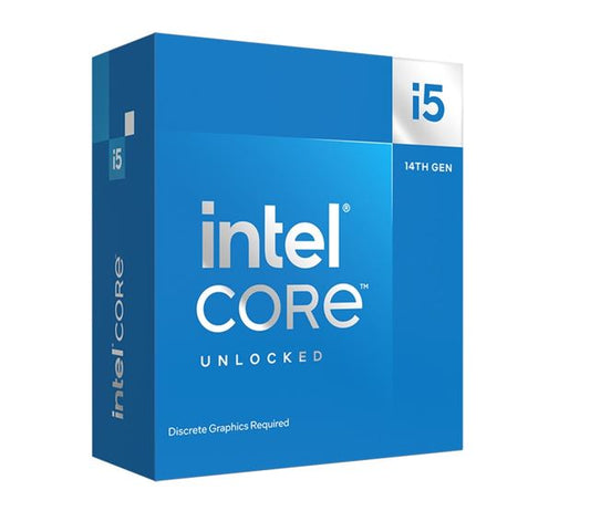 Intel i5 14600KF CPU 4.0GHz (5.3GHz Turbo) 14th Gen LGA1700 14-Cores 20-Threads 24MB 125W Graphic...