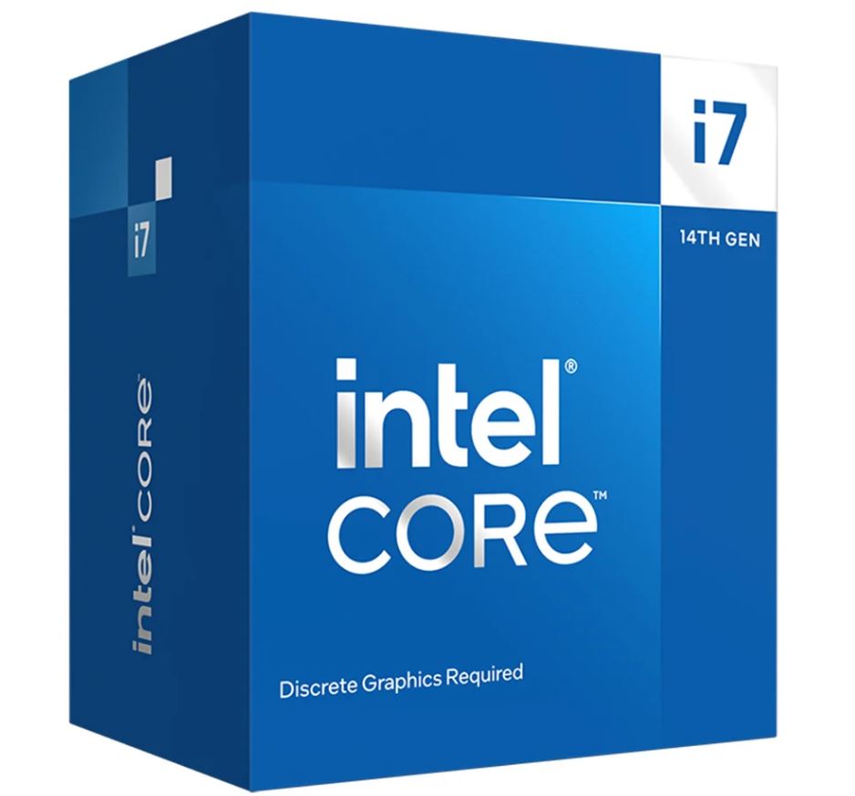 Intel i7 14700F CPU 4.2GHz (5.4GHz Turbo) 14th Gen LGA1700 20-Cores 28-Threads 61MB 65W Graphics...