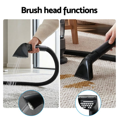 Devanti Carpet Washer Handheld Vacuum Cleaner 1700W 11kpa Rapid Heating Black - Image 4