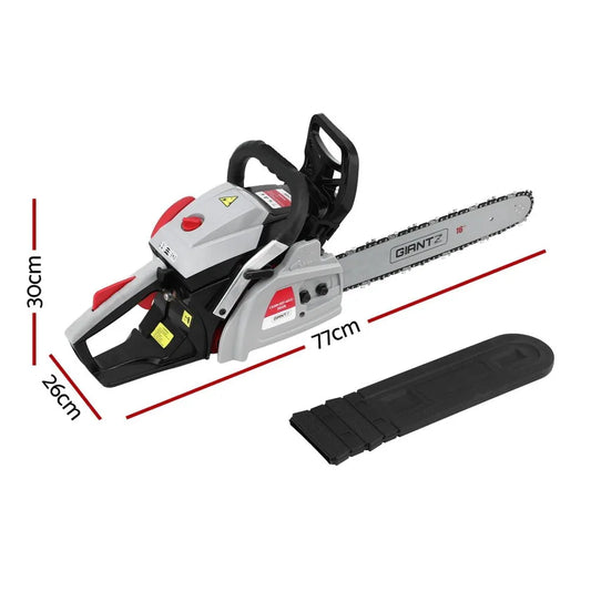 Giantz 42CC Petrol Chainsaw 16'' Bar Chain Saw Lightweight for Pruning Cutting - Image 2