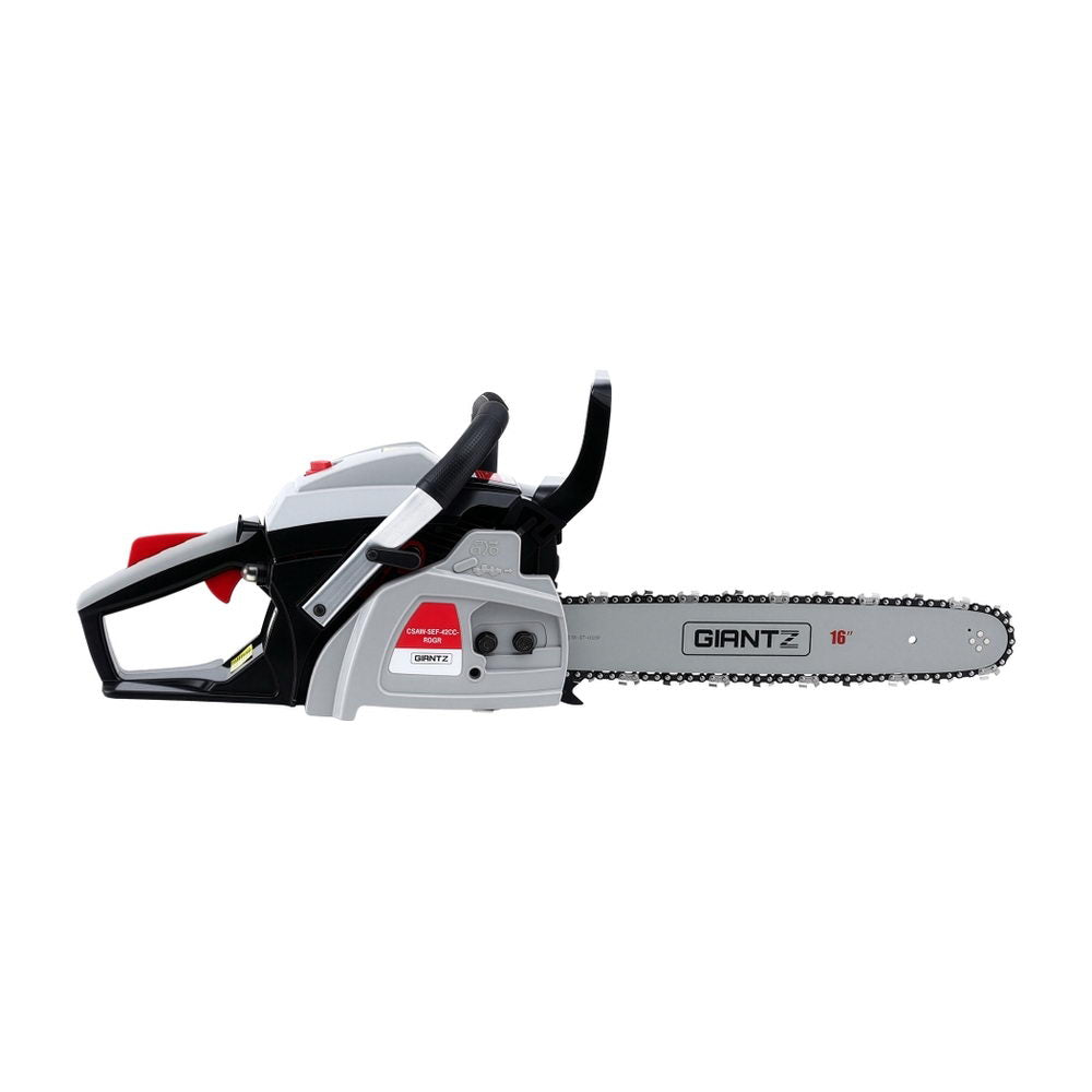 Giantz 42CC Petrol Chainsaw 16'' Bar Chain Saw Lightweight for Pruning Cutting - Image 3
