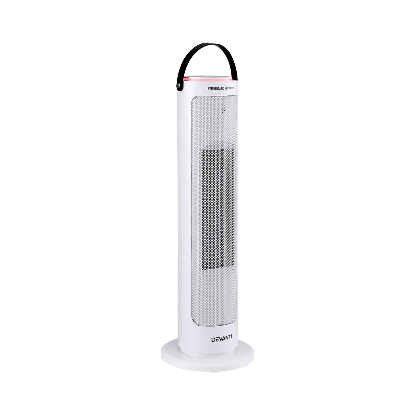 Devanti 2000W Ceramic Tower Heater Space Heaters Oscillating Indoor White - Image 3