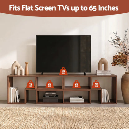 Artiss Modular TV Stand 3 Piece Entertainment Unit Adjustable Bookcase Shelf - Image 4