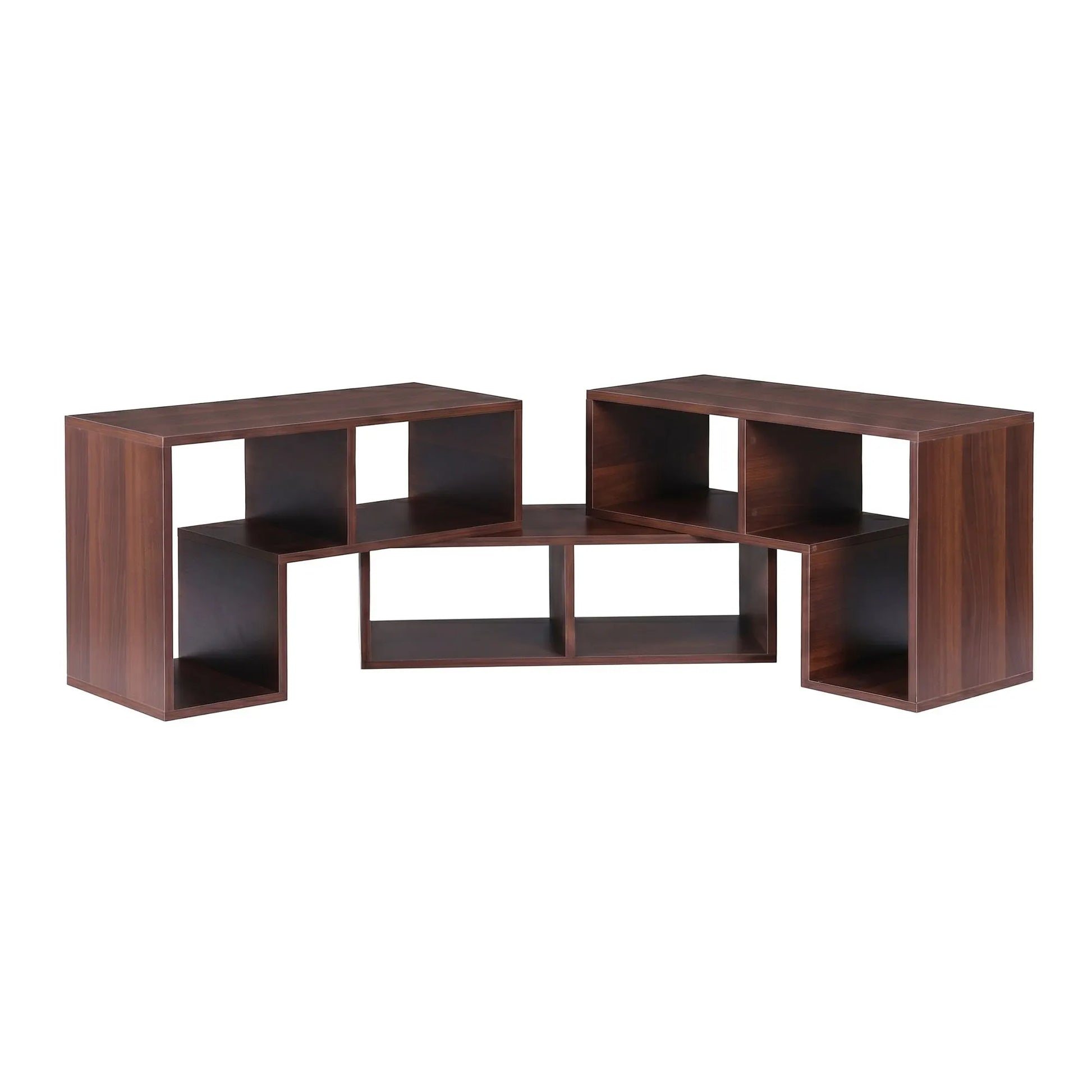 Artiss Modular TV Stand 3 Piece Entertainment Unit Adjustable Bookcase Shelf - Image 9