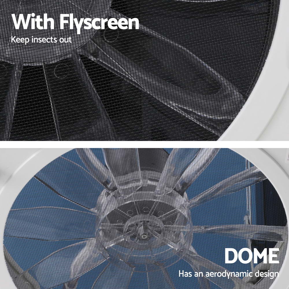 Weisshorn Caravan Air Vent Roof Hatch 12V Shower Fan Reversible Airlfow Rainy Use Camper - Image 4