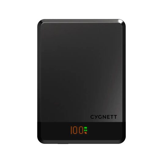 Cygnett MagSlim PD 3.0 20W 10000mAh (10K) Magnetic Wireless Power Bank (Black) - Portable Power