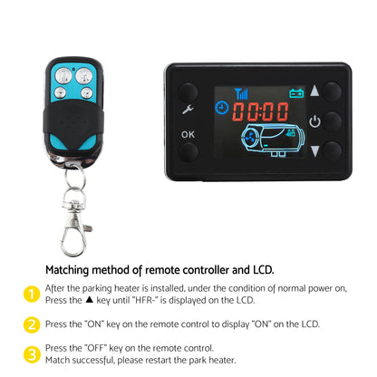 Giantz Diesel Air Heater All-in-one 12V 5KW LCD Remote Control for Car RV Indoors caravan machinery - Image 9