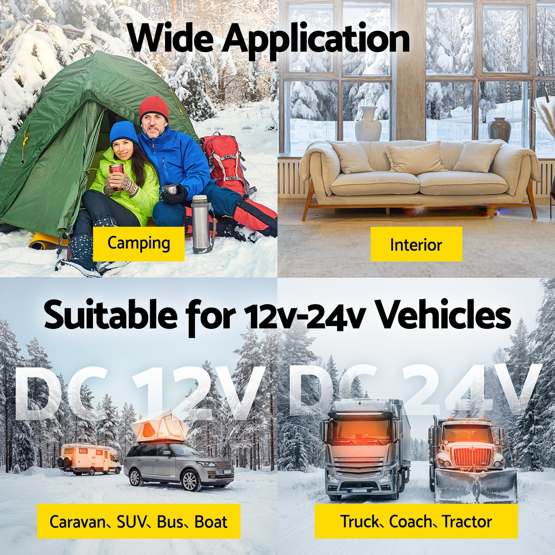 Giantz Diesel Air Heater All-in-one 12/24V 5KW LCD Remote Control for Car RV Indoors machinery - Image 6