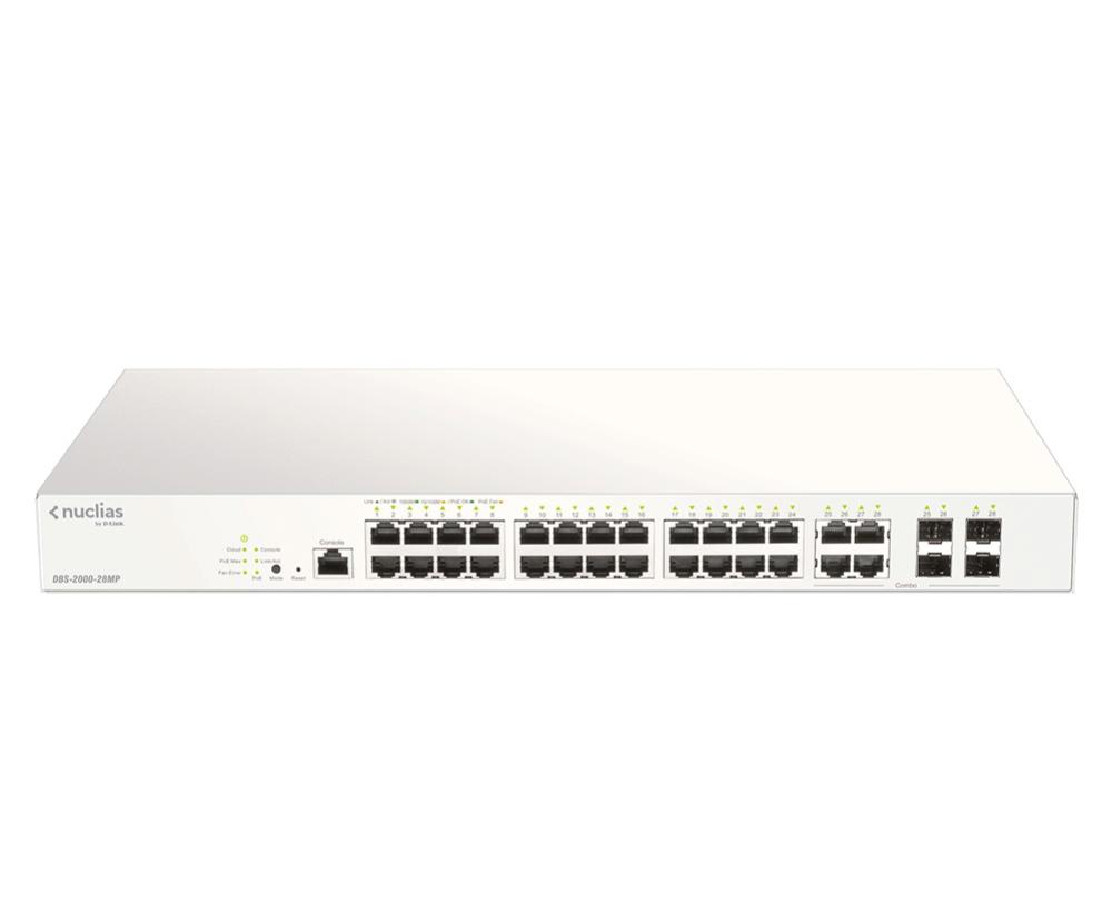 D-Link 28-Port Cloud-Managed Switch 370W - Network - Switches