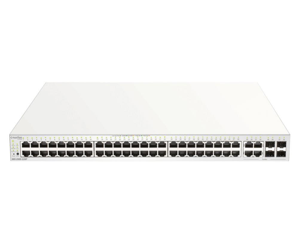 D-Link 52-Port Nuclias Cloud MPoE Switch - Network - Switches