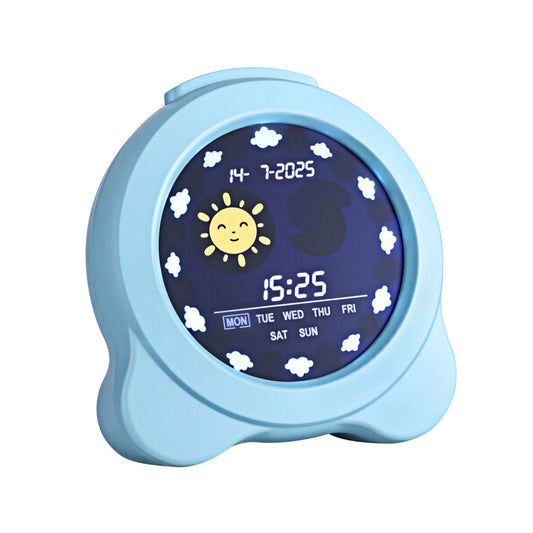 Artiss 3.8" Digital Day Clock Calendar Alarm LCD Display Blue