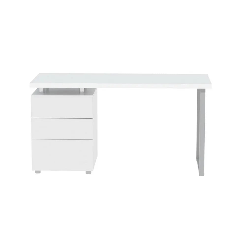 Artiss Computer Desk Drawer White 140CM - Image 3