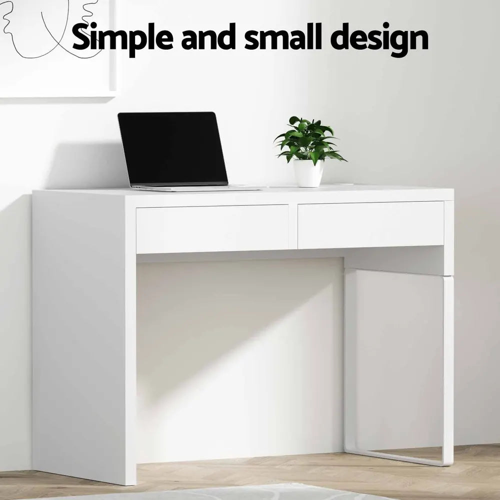Artiss Computer Desk Drawer White - Image 4