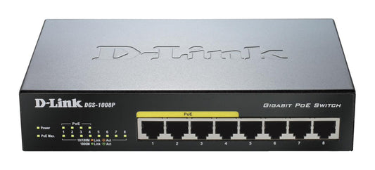 D-Link 8-Port Unmanaged Desktop Switch - Network - Switches