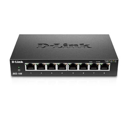 D-Link 8-Port Gigabit Unmanaged Desktop - Network - Switches
