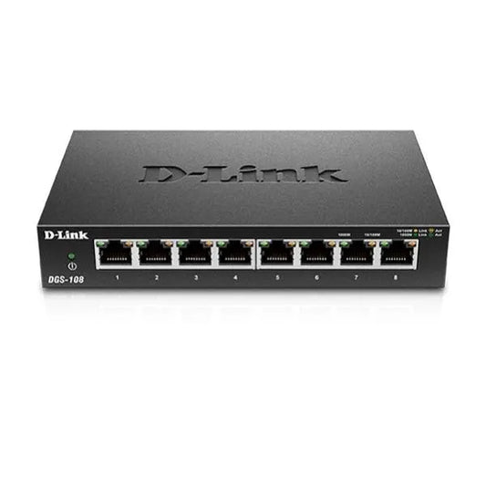 D-Link 8-Port Gigabit Unmanaged Desktop - Network - Switches