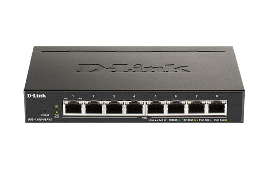 D-Link 8-Port Smart Managed PoE Switch - Network - Switches