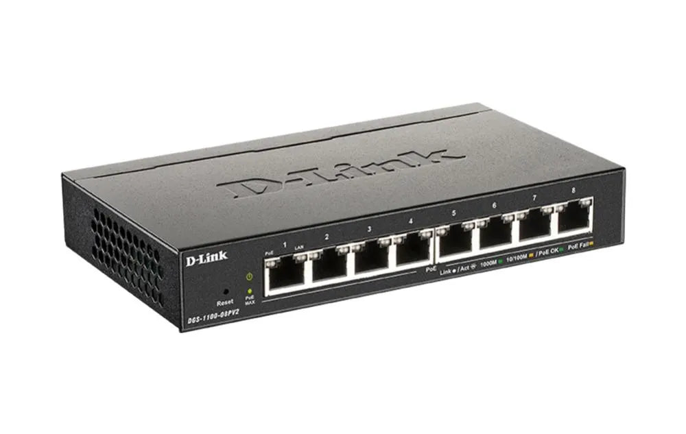 D-Link 8-Port Smart Managed PoE Switch - Network - Switches - Image 2
