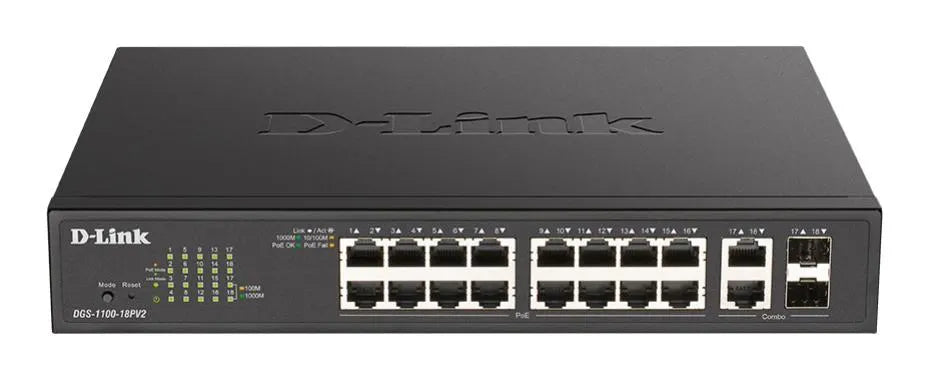 D-Link 18-Port Smart Managed PoE Switch - Network - Switches