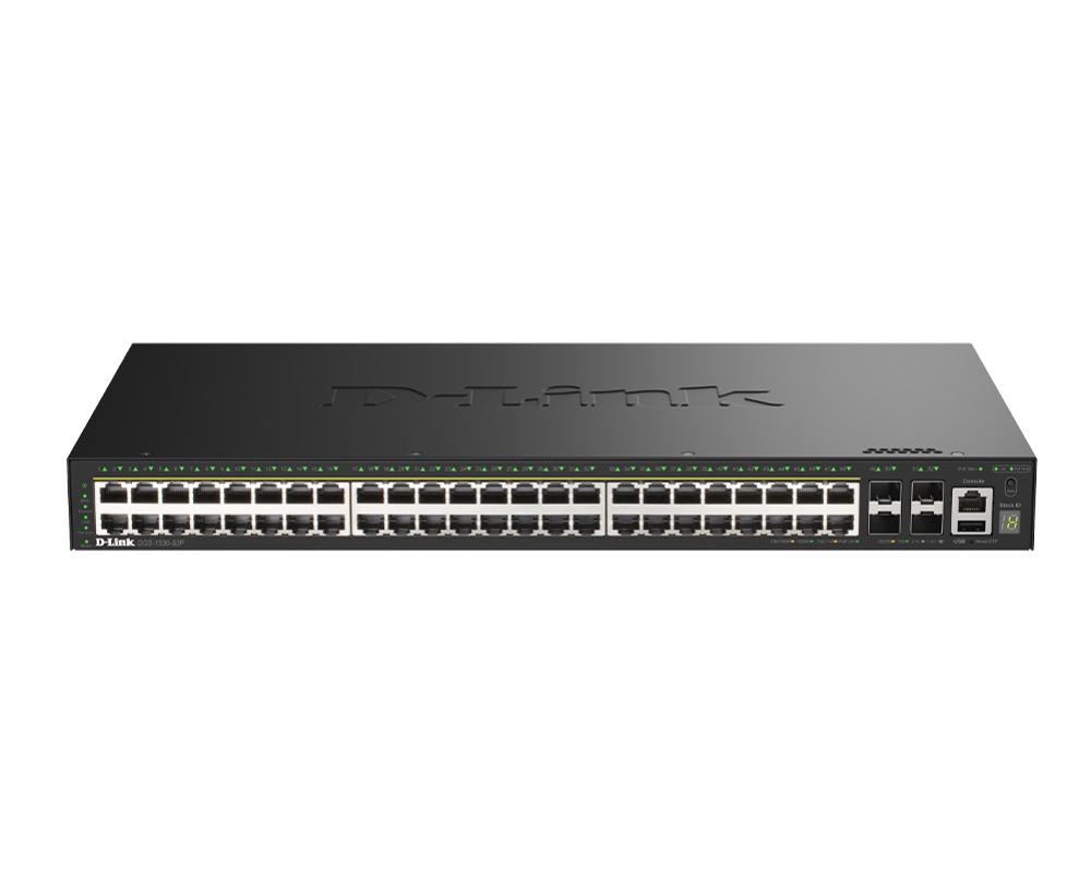 D-Link 52-Port Stackable Smart 370W - Network - Switches