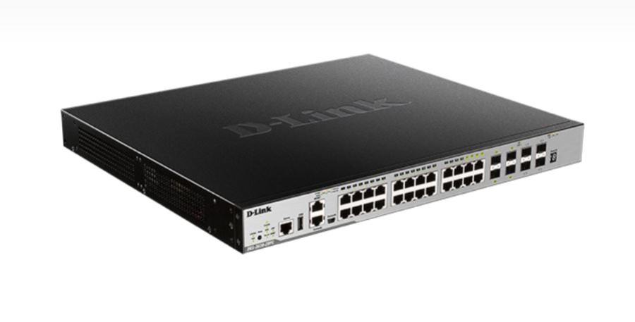 D-Link 28-Port Managed Switch BASE-T PoE - Network - Switches