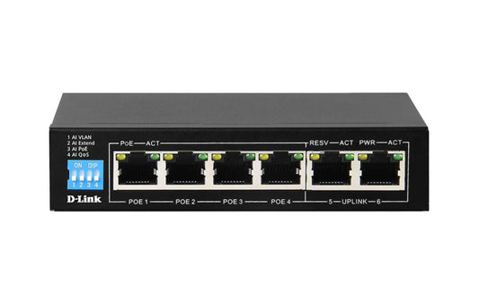 D-Link 6-Port Gigabit PoE Switch - Network - Switches