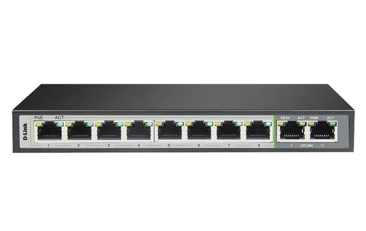 D-Link 10-Port Unmanaged PoE Switch - Network - Switches