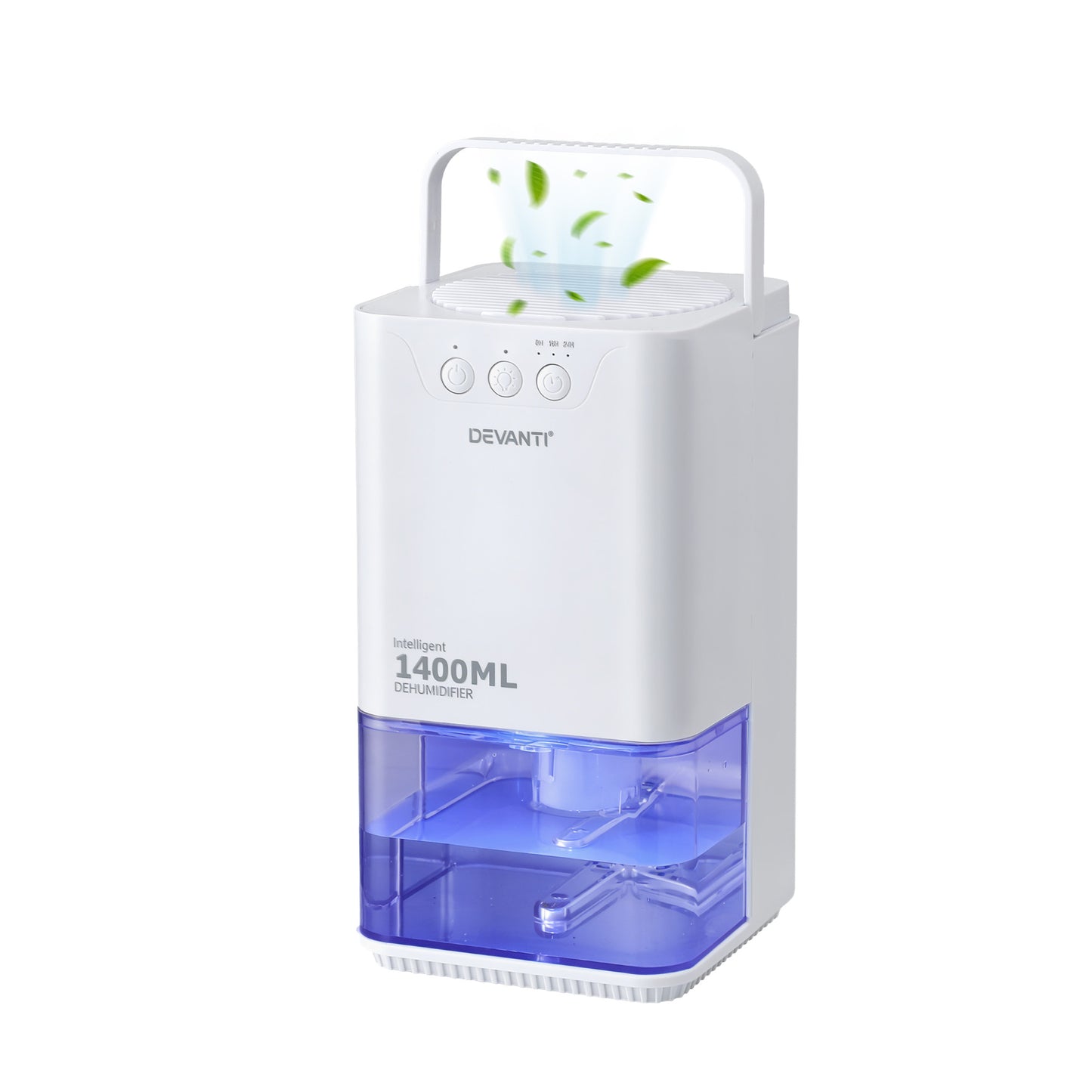 Devanti 1400ML Portable Dehumidifier Quiet Sleep Mode Timer Auto Off Bedroom White - Image 9