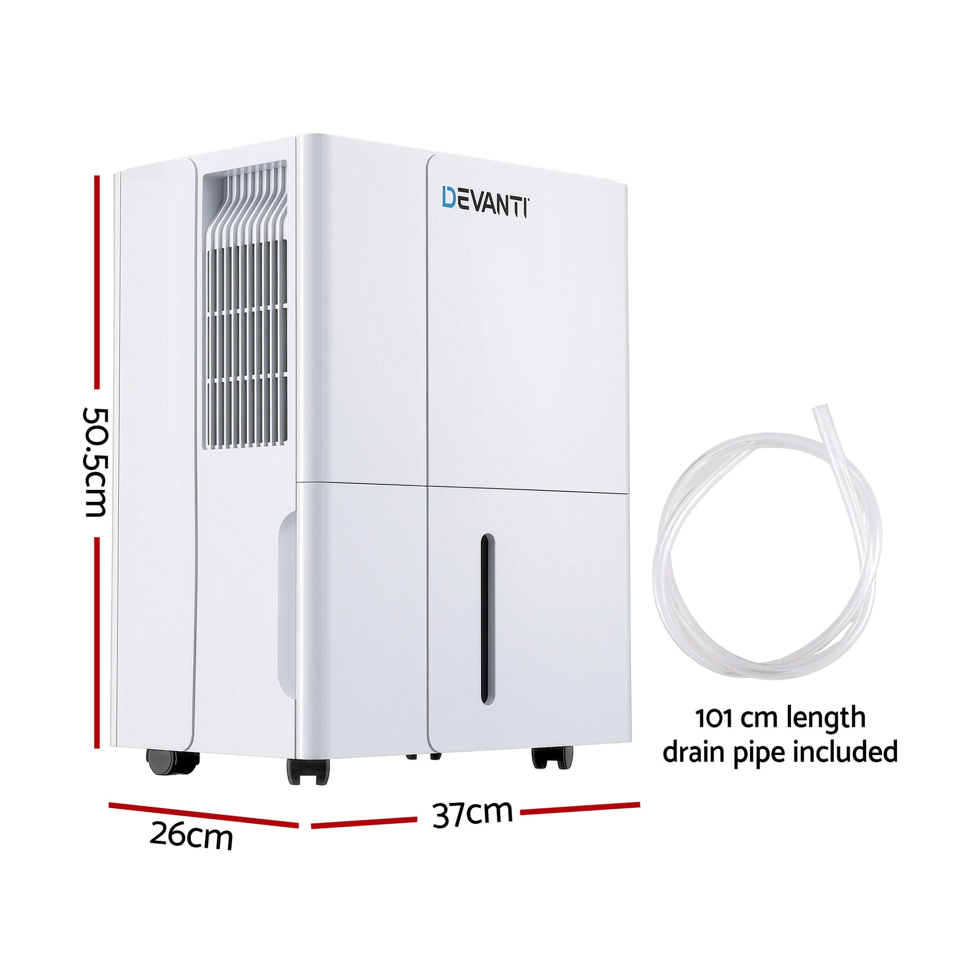 Devanti 30L/Day Dehumidifier Home Air Dryer Mould Moisture 4.7L Tank - Image 2
