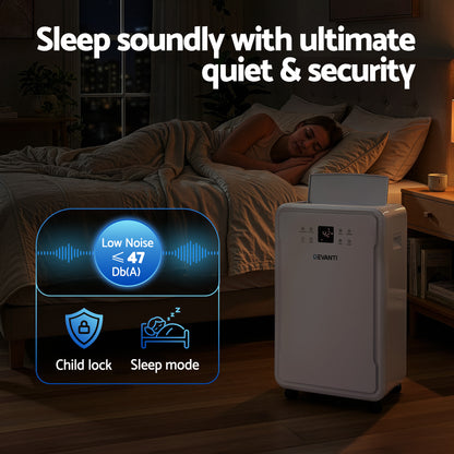 Devanti 50L/Day Dehumidifier Home Air Dryer Mould Moisture 8.5L Tank - Image 8