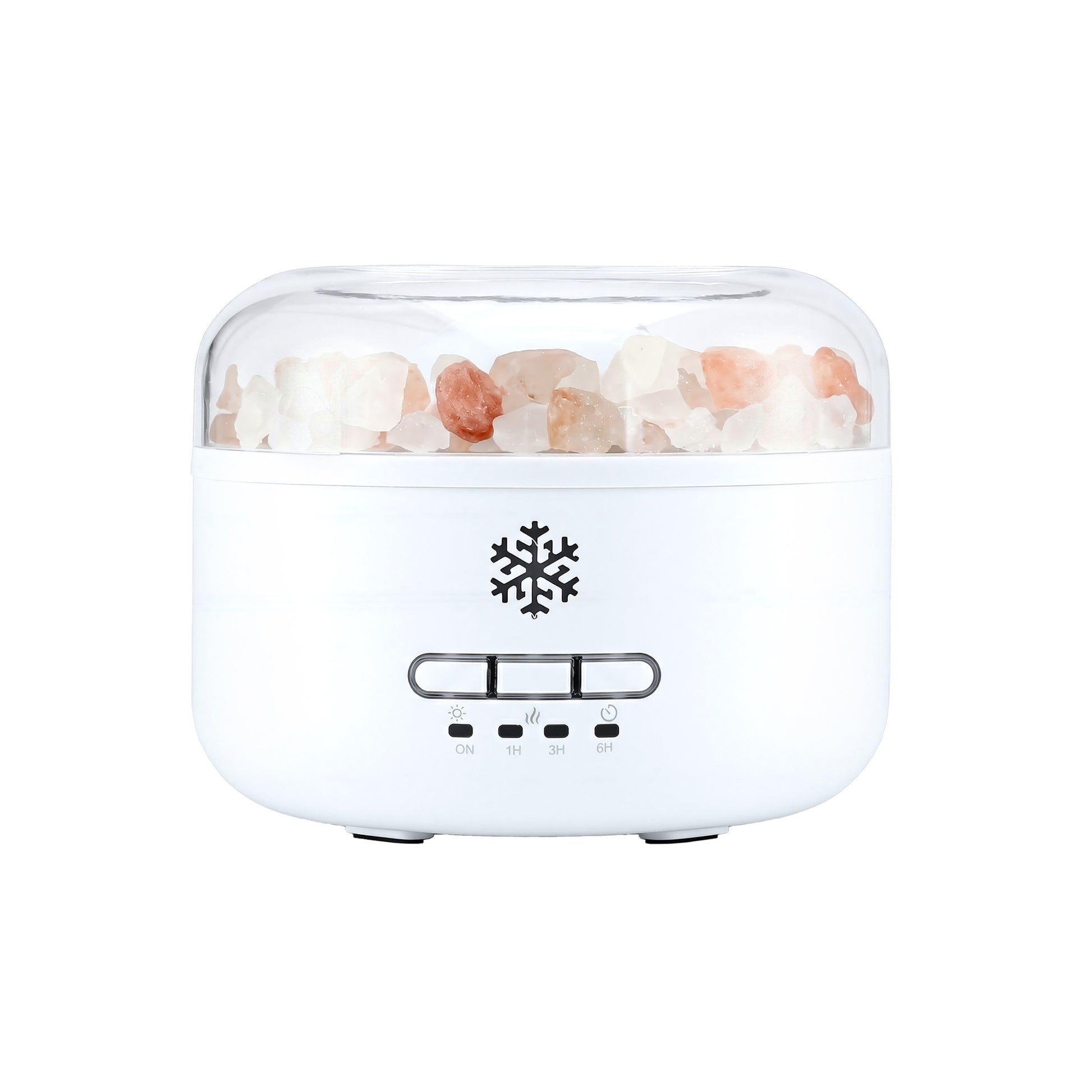 Devanti 150ml Salt Lamp Aroma Diffuser Ultrasonic Humidifier Purifier 7 LED Colors - Image 3
