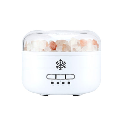 Devanti 150ml Salt Lamp Aroma Diffuser Ultrasonic Humidifier Purifier 7 LED Colors - Image 3
