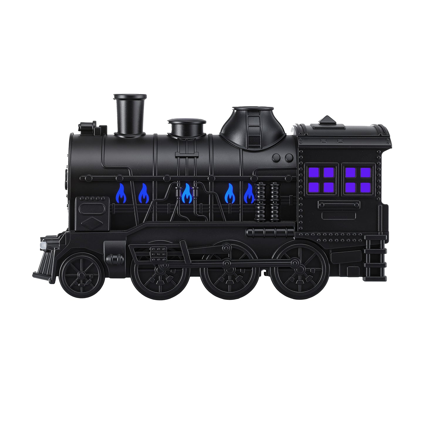 Devanti Train Aroma Diffuser Essential Oil Humidifier 300ml Smoke Ring LED Timer - Image 3
