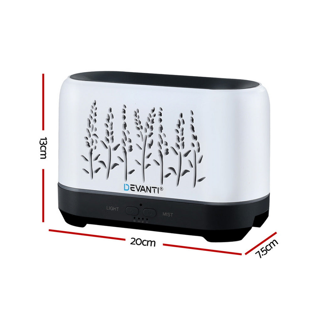 Devanti Aroma Diffuser Aromatherapy Flame 200ml - Image 3