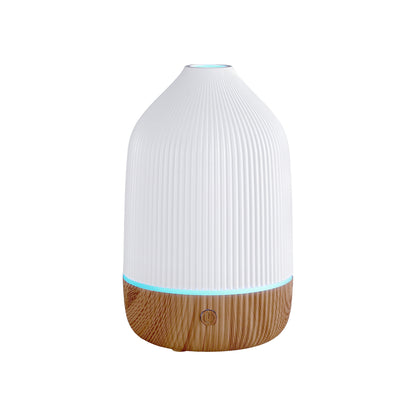 Devanti Ultrasonic Aroma Diffuser Aromatherapy 100ml LED Lights Iron Humidifier Forest - Image 7