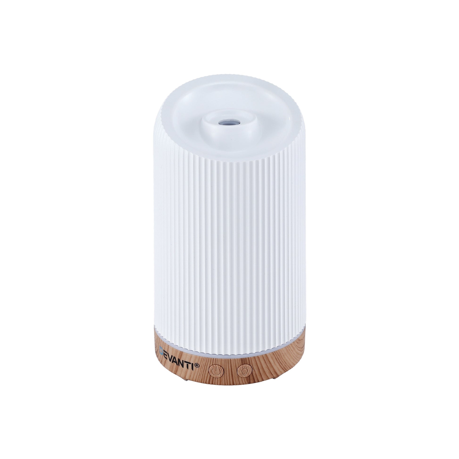 Devanti Ultrasonic Aroma Diffuser Aromatherapy 200ml LED Lights Iron Humidifier Forest - Image 3