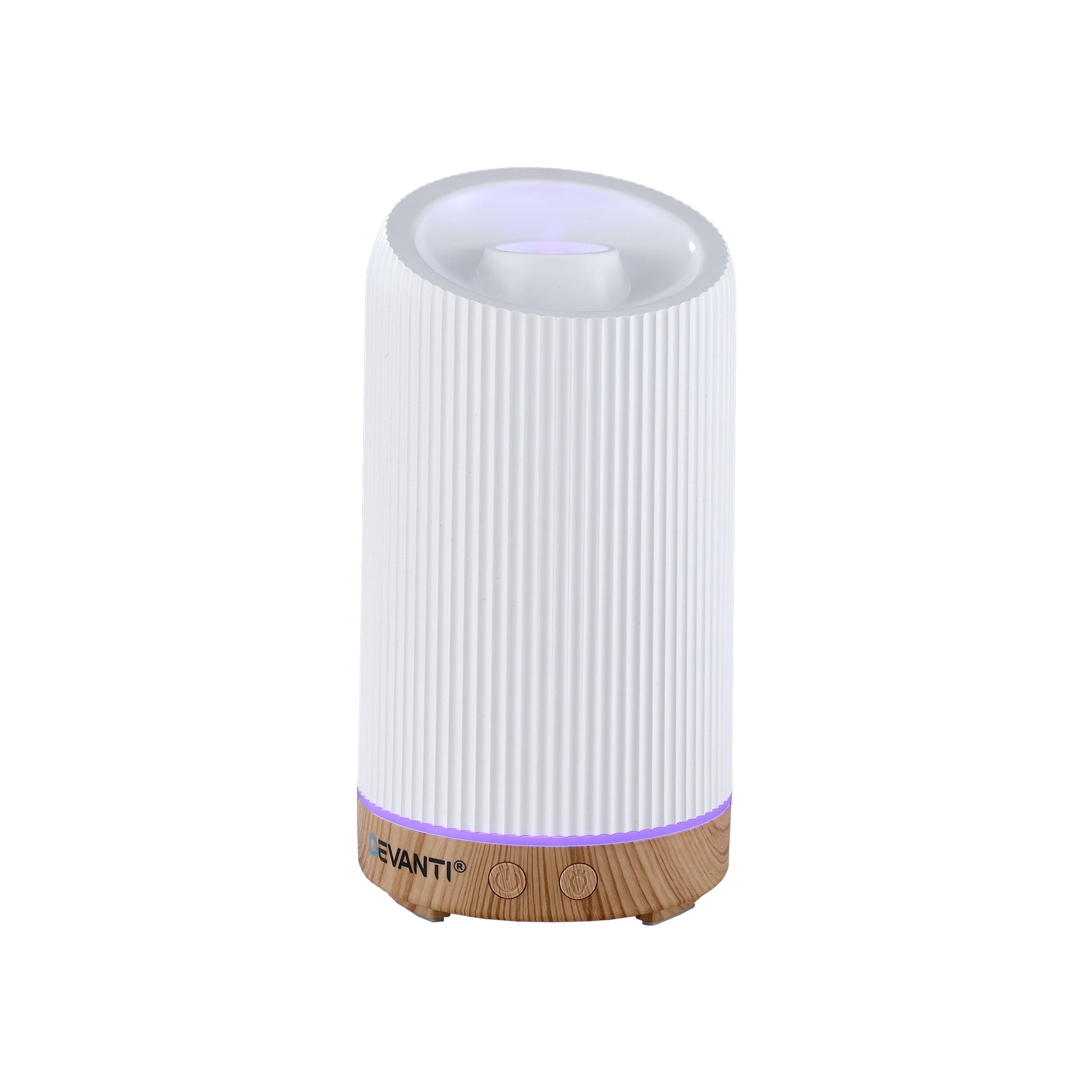 Devanti Ultrasonic Aroma Diffuser Aromatherapy 200ml LED Lights Iron Humidifier Forest - Image 7