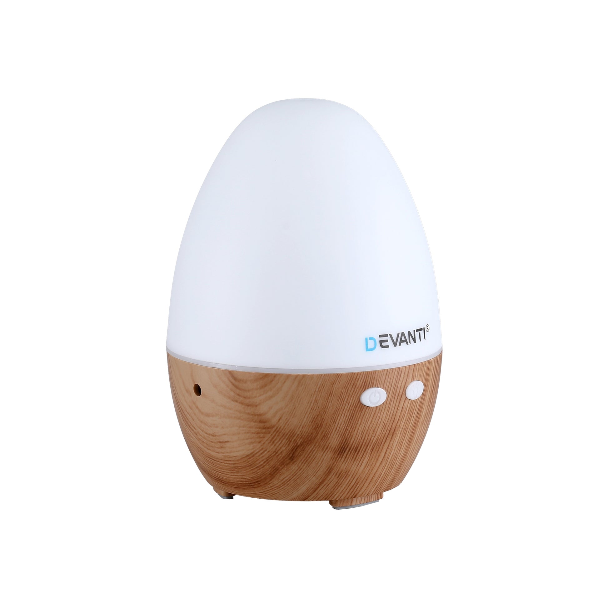 Devanti Ultrasonic Aroma Diffuser Aromatherapy 130ml LED Lights Iron Humidifier Forest - Image 3