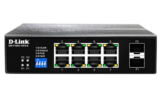 D-Link 10-Port Unmanaged PoE Switch - Network - Switches