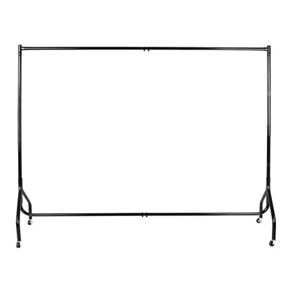 Artiss Clothes Rack Airer Coat Stand 6FT Rail Wheels - Image 3
