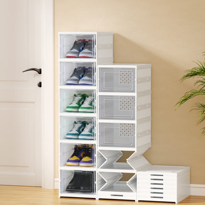 Artiss Foldable Shoe Rack Organizer 6 Tier Storage Shelf Hallway - Image 8