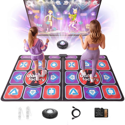 Keezi HDMI Dance Mat 2 Player for Kids & Adults with AR Camera Electronic Dance Pad - Image 2