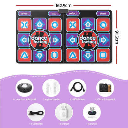 Keezi HDMI Dance Mat 2 Player for Kids & Adults with AR Camera Electronic Dance Pad - Image 3