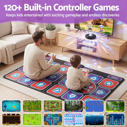 Keezi HDMI Dance Mat 2 Player for Kids & Adults with AR Camera Electronic Dance Pad - Image 6