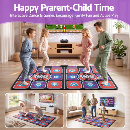 Keezi HDMI Dance Mat 2 Player for Kids & Adults with AR Camera Electronic Dance Pad - Image 8